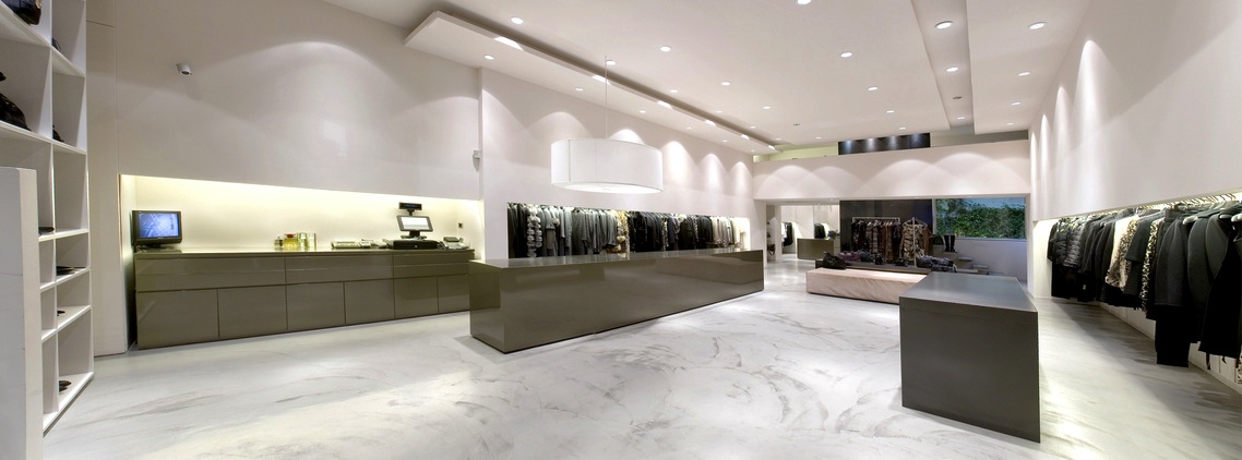 microcement flooring for shops